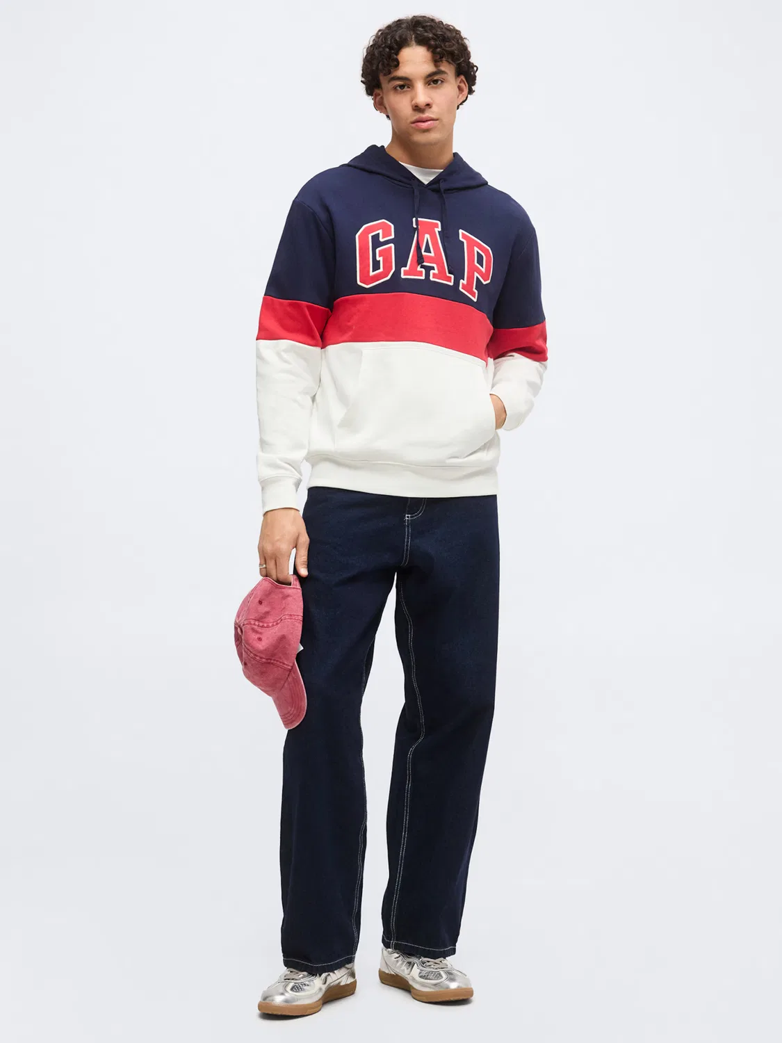 Толстовка Gap HERITAGE темно-синего цвета — фото 4
