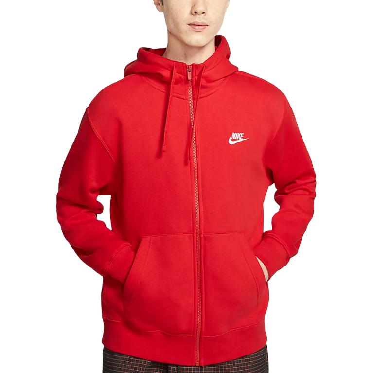 Nike Спортивный свитшот Club Fleece мужской University Red — фото 3