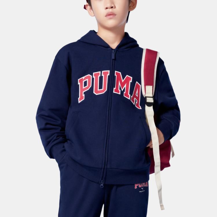 Детская серия Top Sportstyle PUMA, темно-синий — фото 2