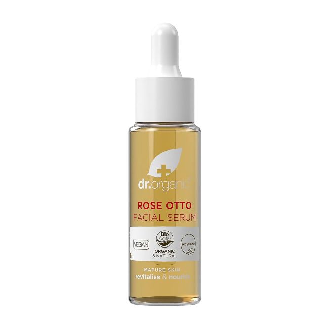 

Dr.Organic Сыворотка для лица с розой и отто Dr. Organic, 30 мл