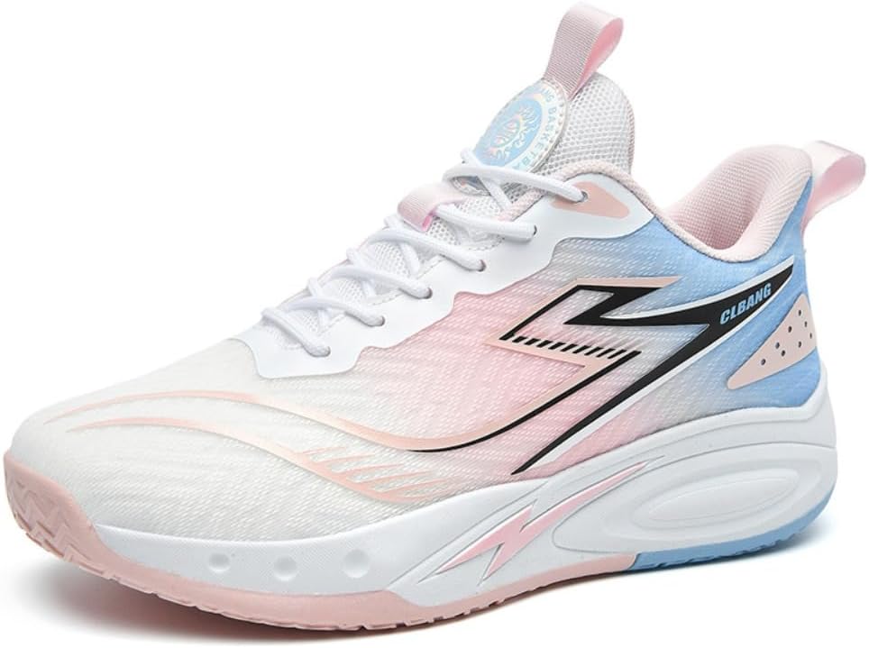 

Кроссовки Mashangfu Men для баскетбола, повседневной носки, бега и работы, синий/розовый