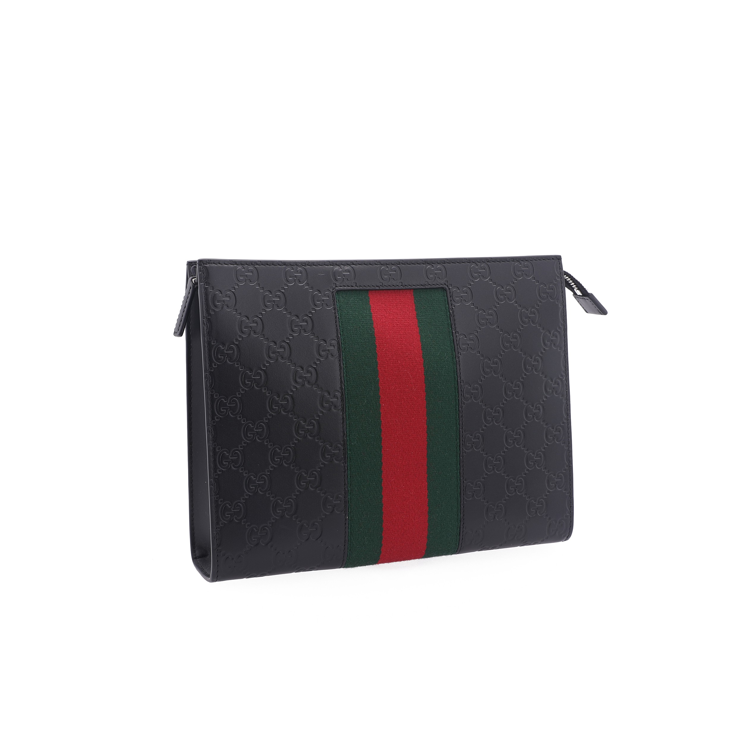GUCCI Кожаный клатч Men's Black — фото 2