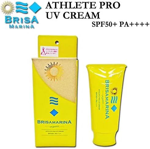 Солнцезащитный крем BRISA MARINA ATHLETE PRO UV CREAM SPF50+ PA++++, белый, 50 мл — фото 2