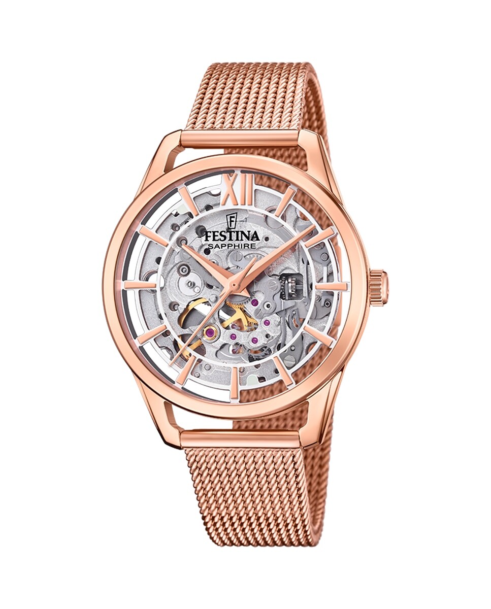 

Женские часы F20628/2 из розовой стали Festina, розовый