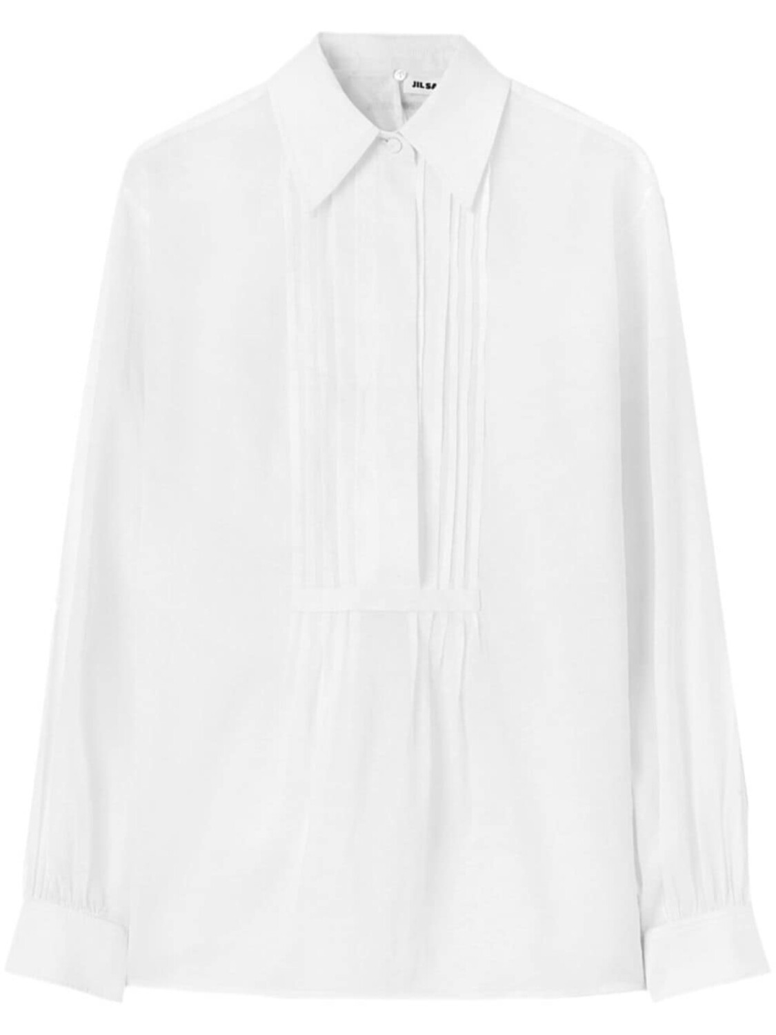 

Jil Sander плиссированная рубашка, белый