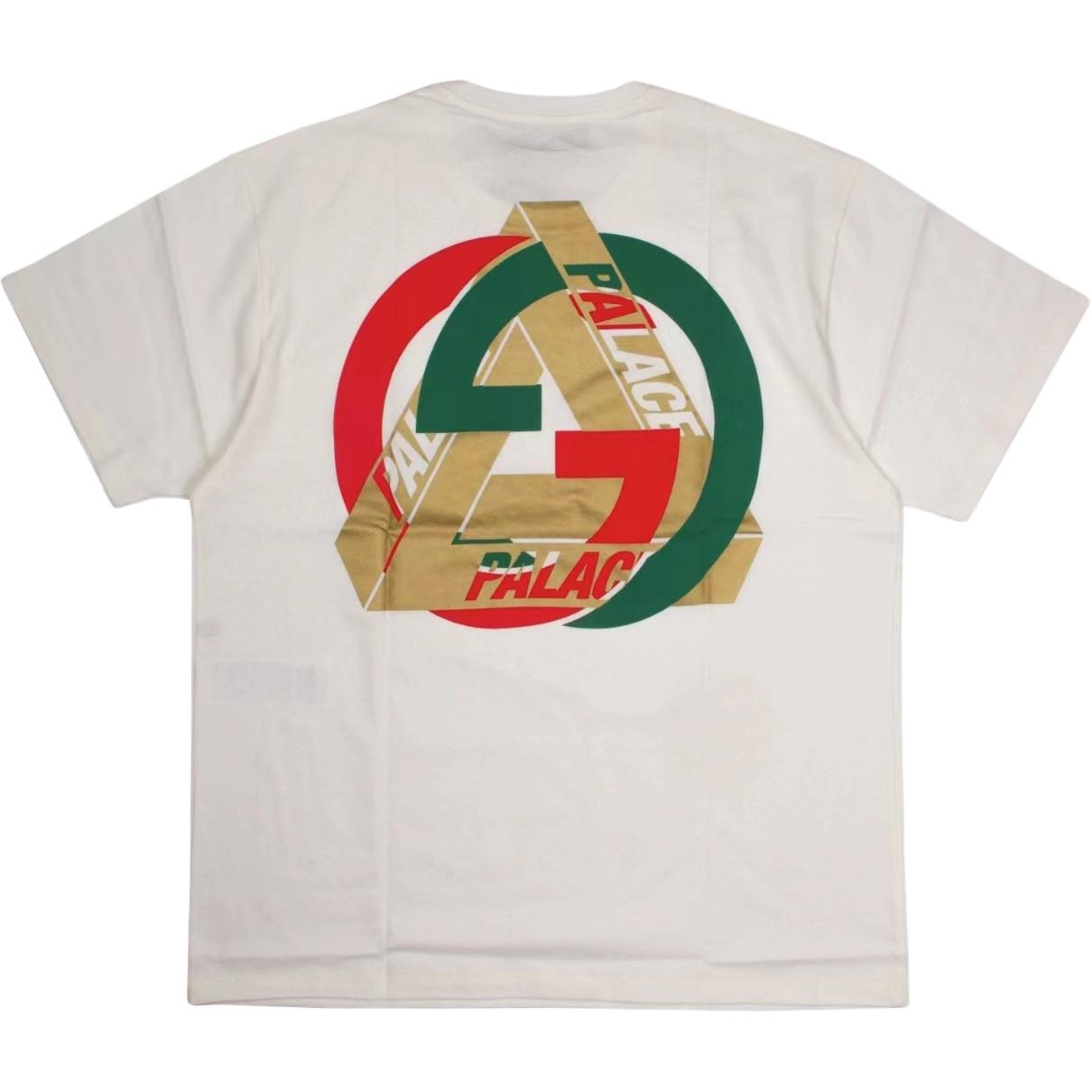 Футболка GUCCI Palace Collection женская, элегантный крой, экрю — фото 3