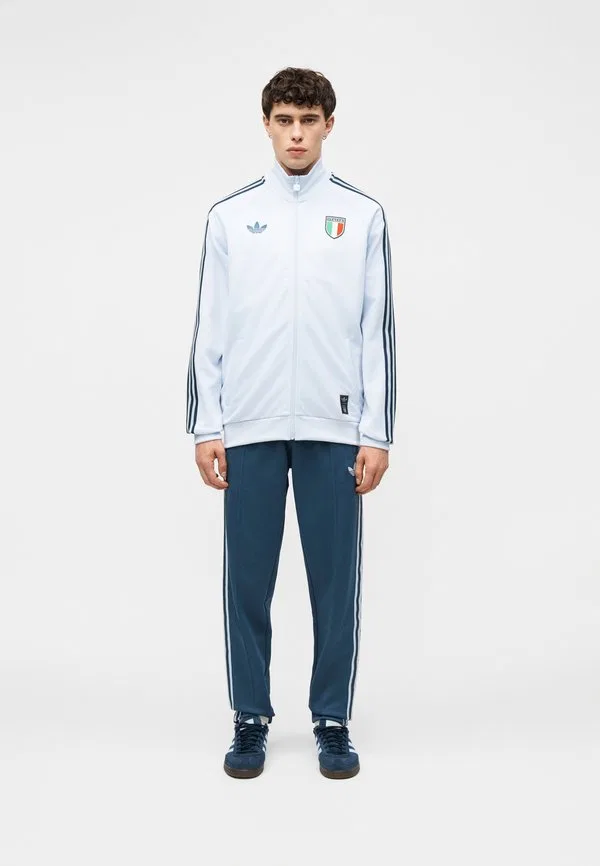 Итальянская тренировочная куртка для легкой атлетики Adidas Originals, Aero Blue