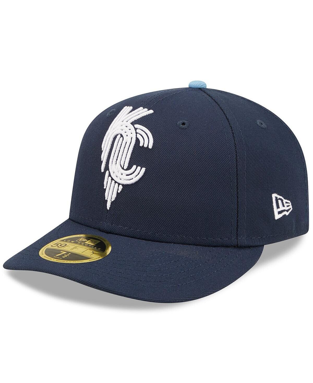 

Мужская темно-синяя приталенная шляпа Kansas City Royals 2022 City Connect Low Profile 59FIFTY New Era