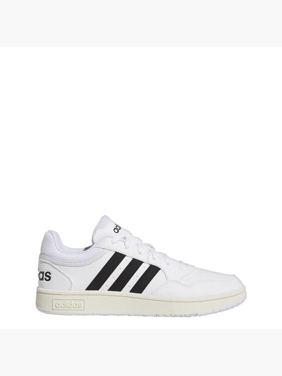 

Классические винтажные туфли Hoops 3.0 Low Adidas, белый