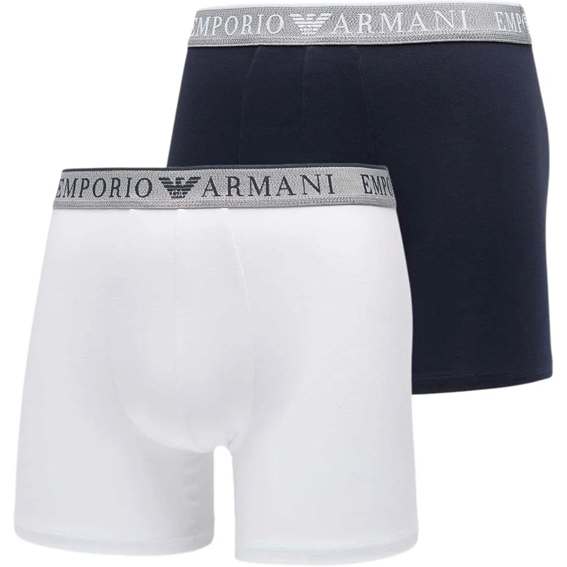 Боксеры EMPORIO ARMANI EA7, 2 шт., белый+черный