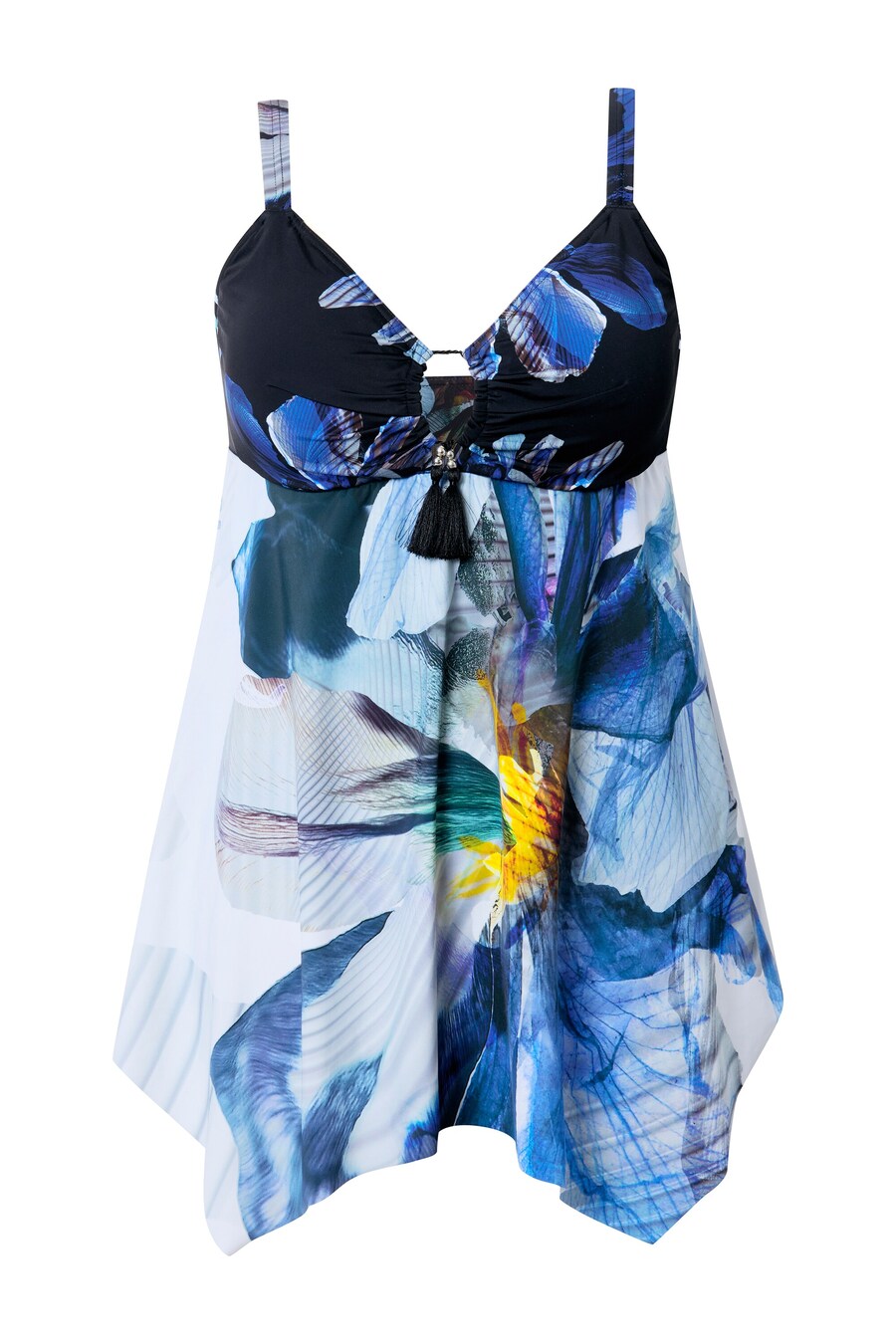 

Треугольный купальник Ulla Popken, цвет marine blue/Royal blue/Light blue