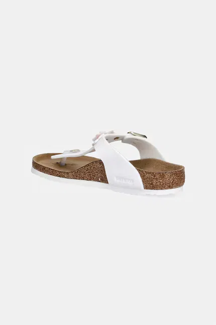 Сандалии с цветочным декором Gizeh Kids Flowers Birkenstock, белый — фото 3