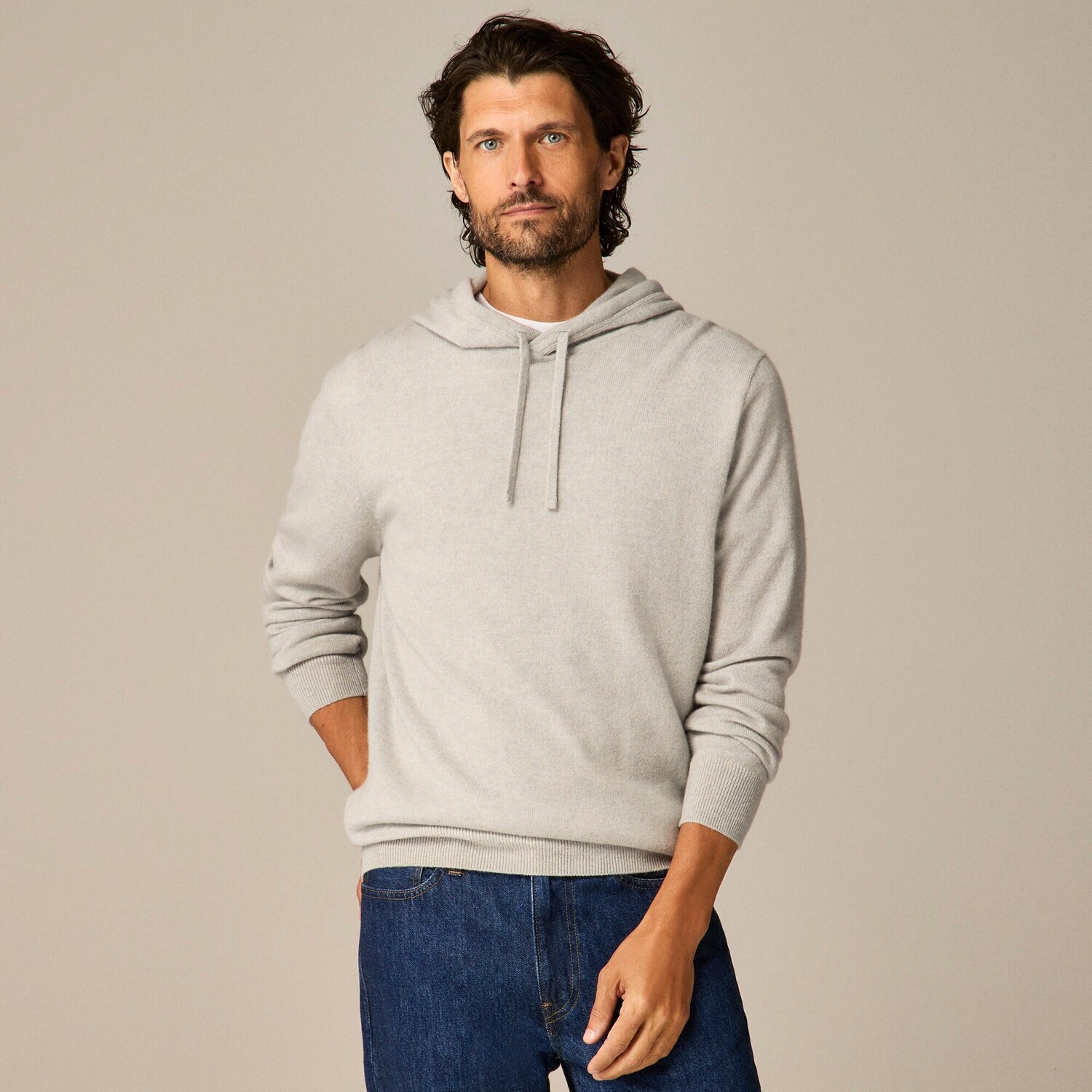 

Толстовка из кашемира J.Crew, серый