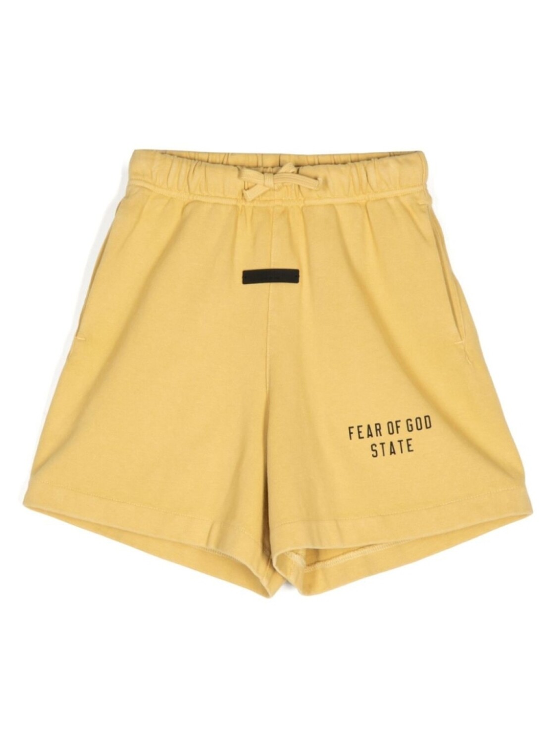 

FEAR OF GOD ESSENTIALS KIDS шорты с логотипом, желтый