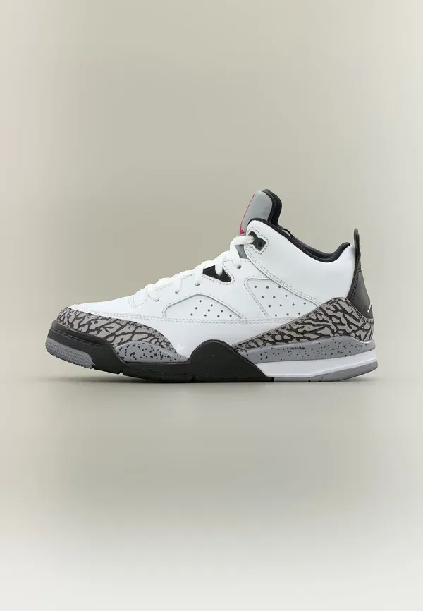 Кроссовки Son of Mars Jordan, white/gym red/black/cement grey, белый/красный/черный/цементно-серый