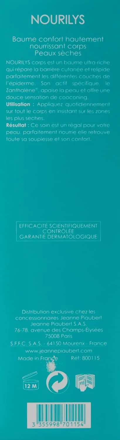 Крем для тела Jeanne Piaubert Nourilys Soin Corps, 200 мл Méthode Jeanne Piaubert — фото 3