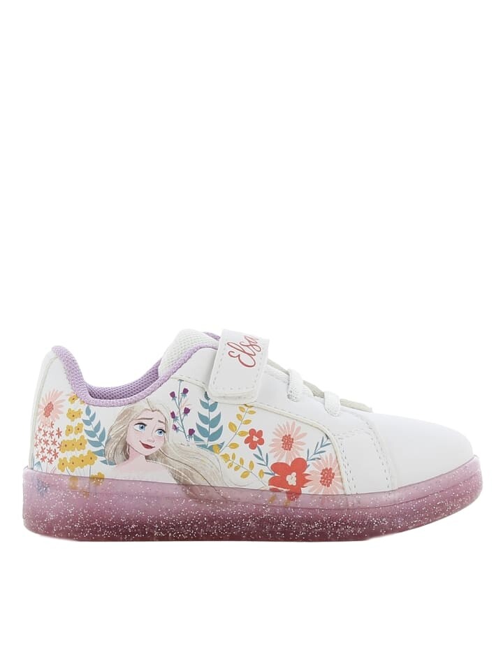 

Низкие кроссовки Disney Frozen, цвет weiss-lila - mit klettverschluss