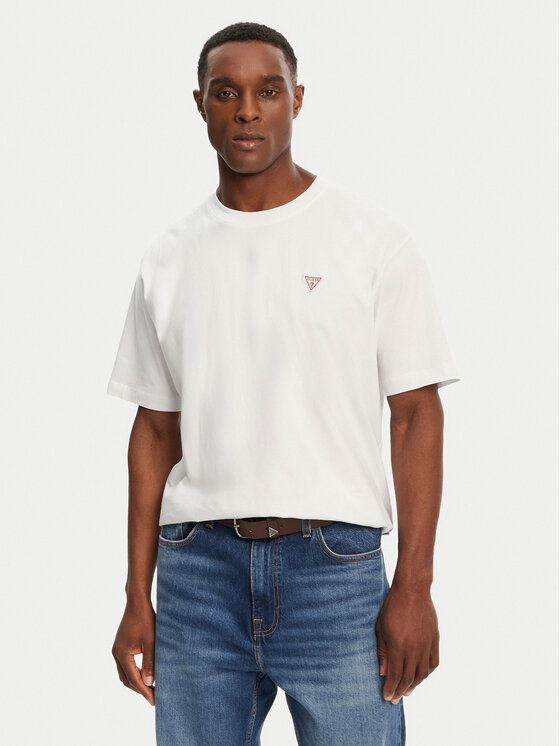 

Футболка обычного кроя M4YI46 K8FQ4 Guess Jeans, белый