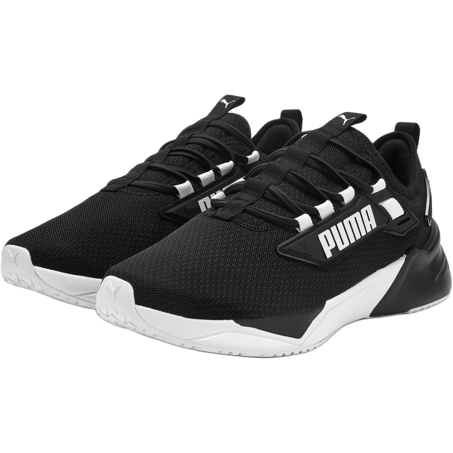 PUMA Retaliate 3 устойчивые к истиранию дышащие низкие детские повседневные кроссовки black для подростков — фото 4