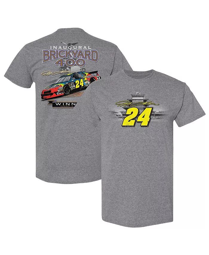 

Футболка мужская Heather Charcoal Jeff Gordon 1994 Indy Brickyard 400 Winner Hendrick Motorsports Team Collection