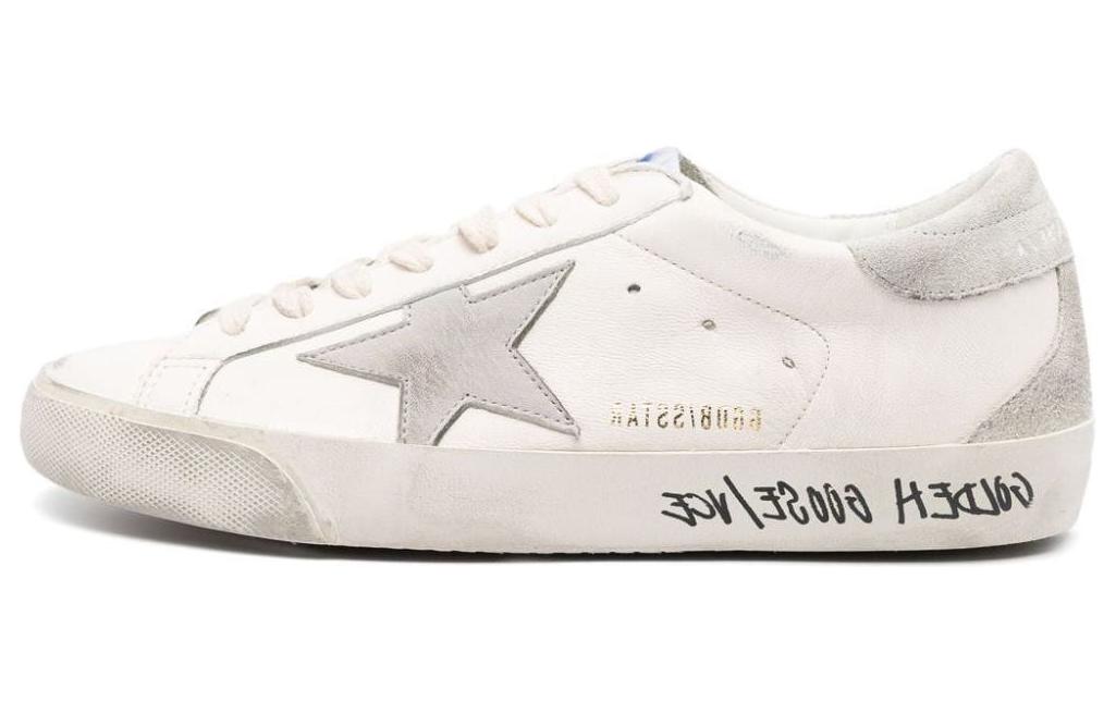 Golden Goose Суперстар белый ледяной серый экрю, цвет Ecru — фото 2