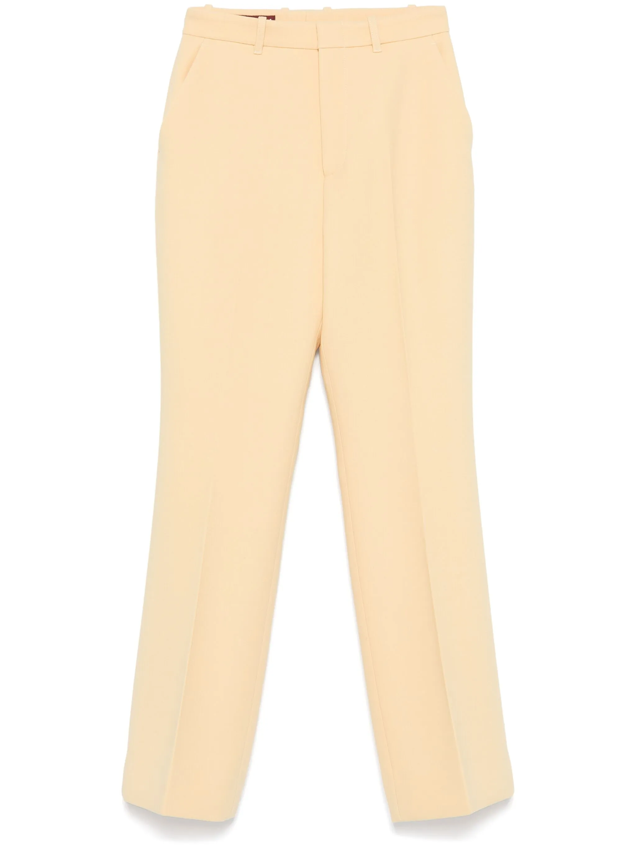 

Креповые брюки из шерсти Gucci, желтый