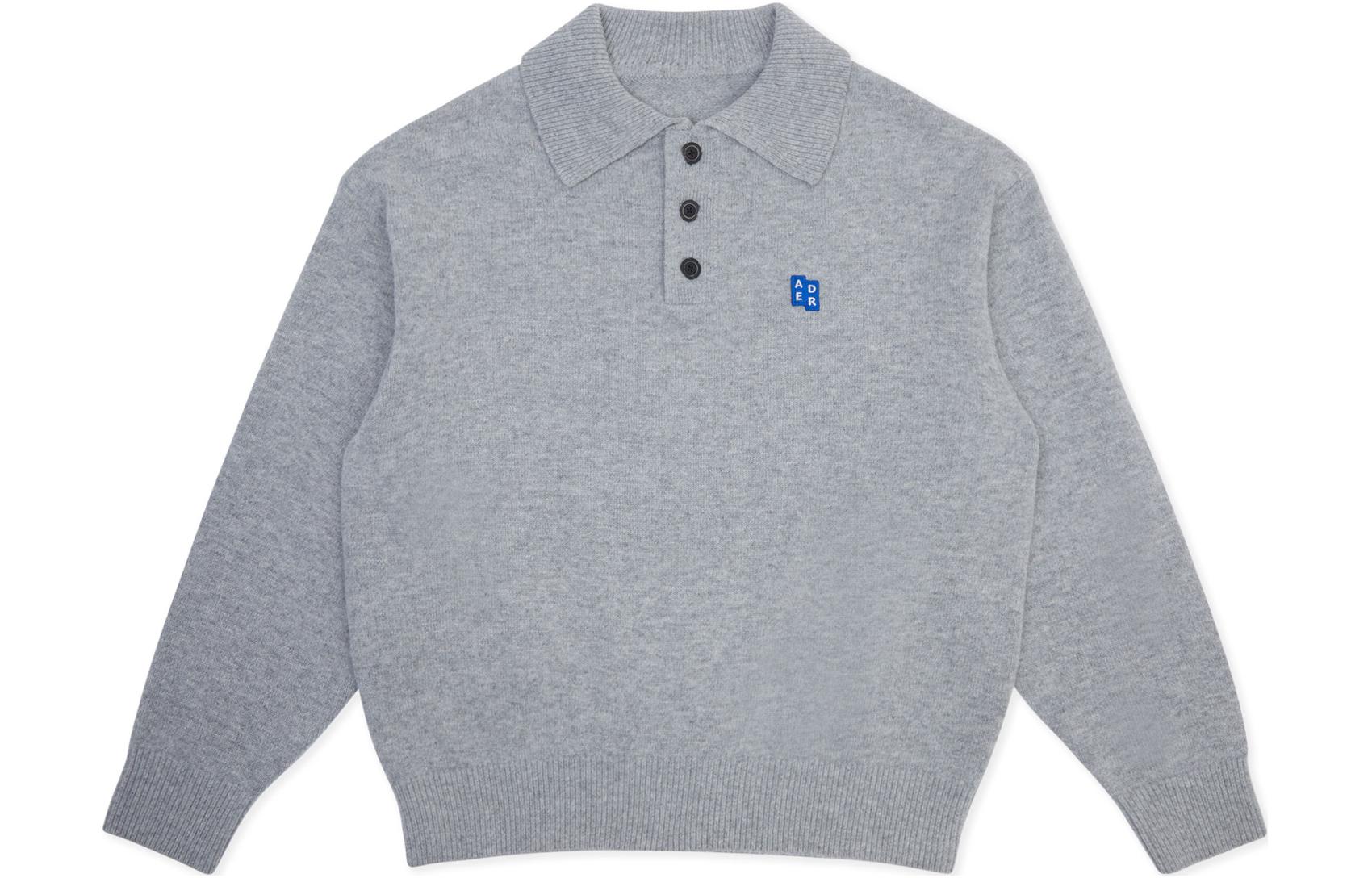 

Пуговичная поло ADER ERROR, серый