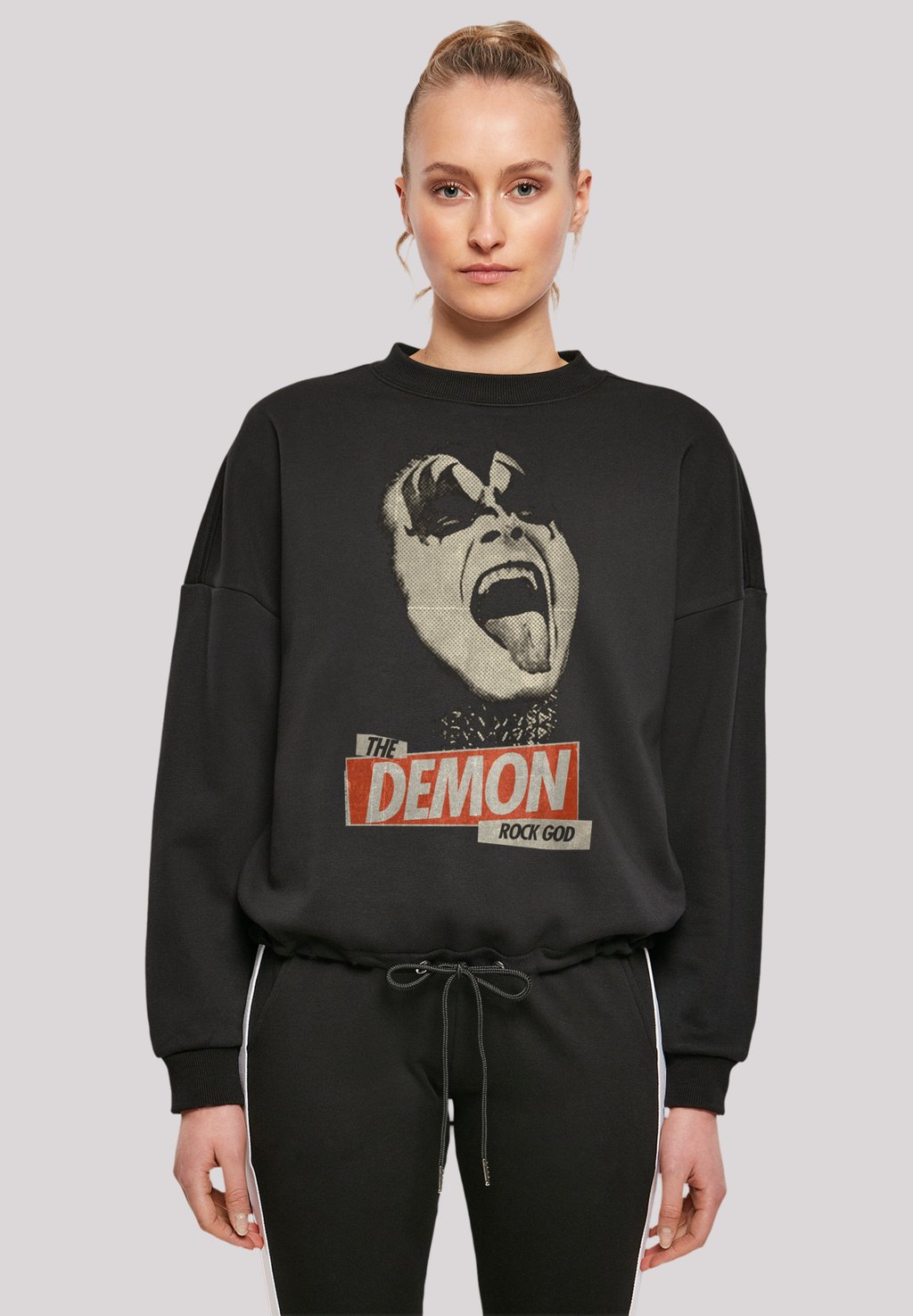 

Толстовка KISS DEMON ROCK F4NT4STIC, черный