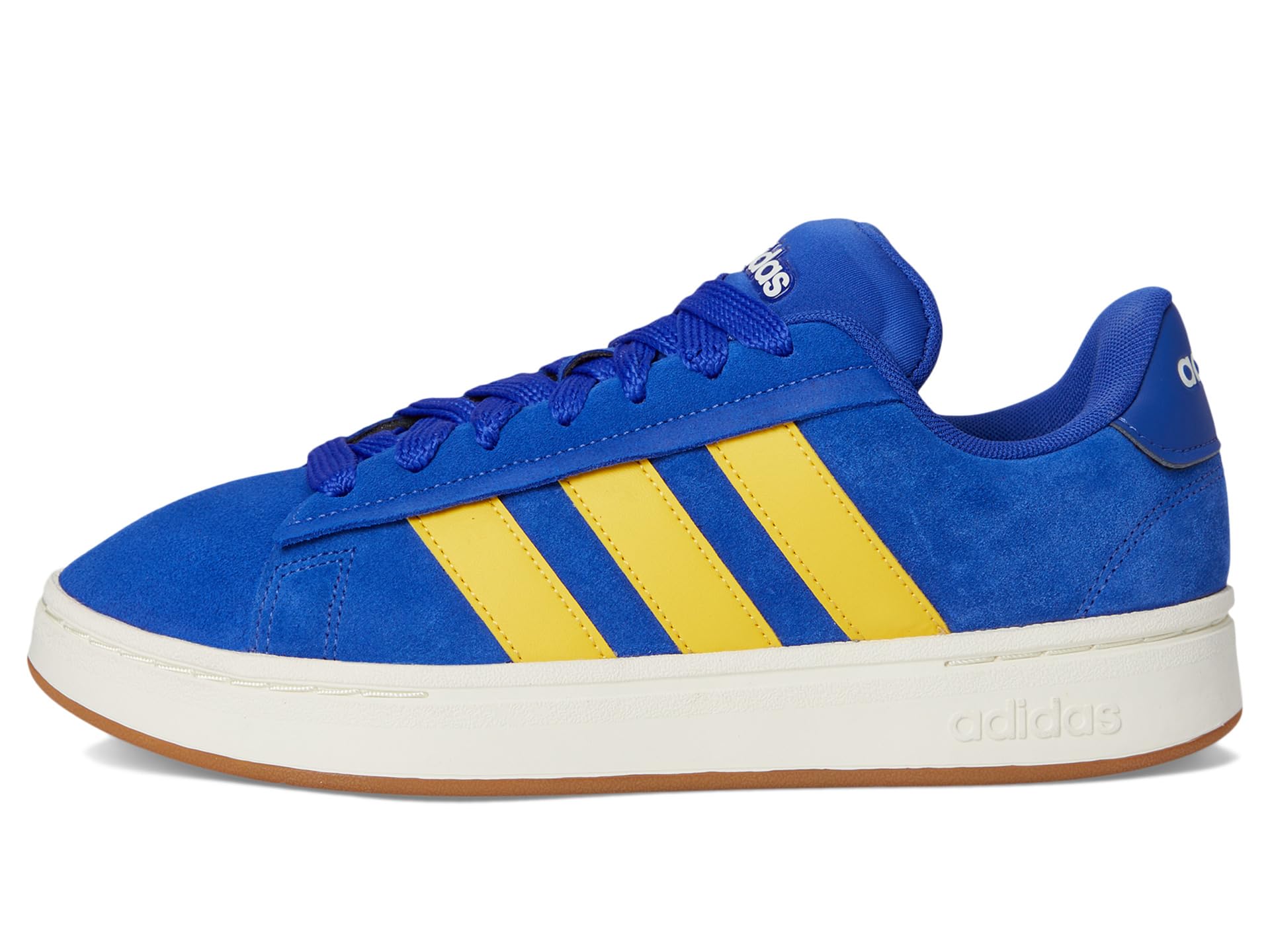 Кроссовки Adidas Grand Court Alpha 00S, Semi Lucid Blue/Utility Yellow/Off-White — фото 4