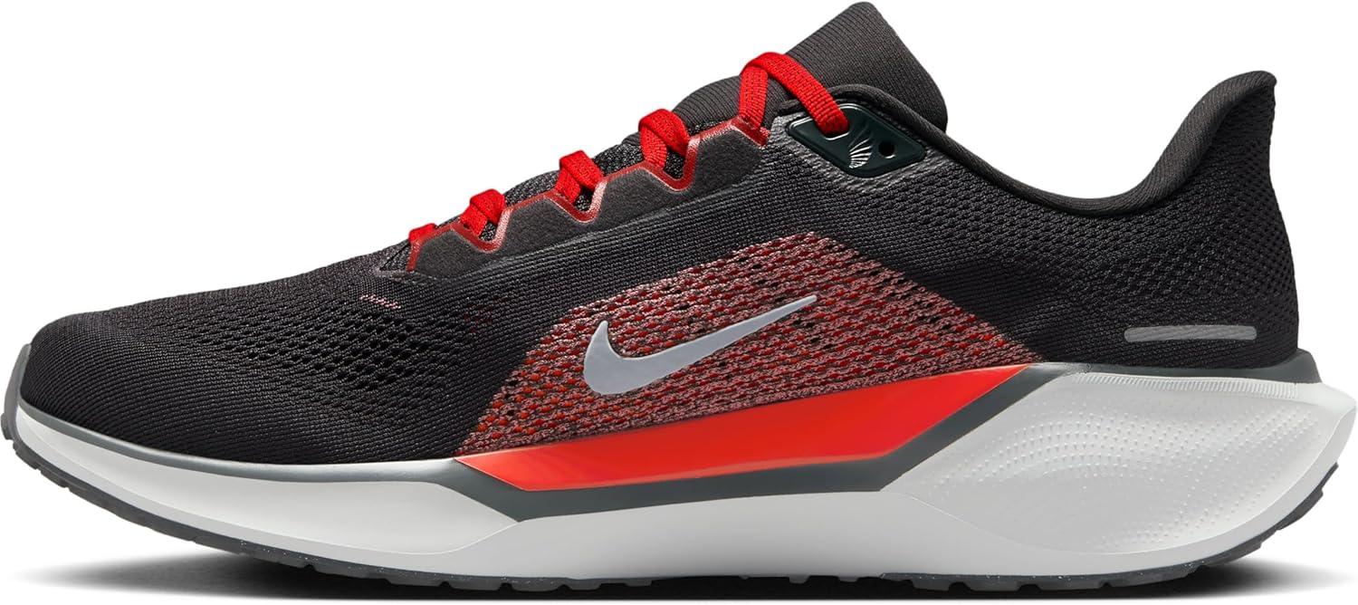 Nike Мужские кроссовки Air Zoom Pegasus 40, Dk Smoke Grey Pure Platinum Lt Crimson — фото 4