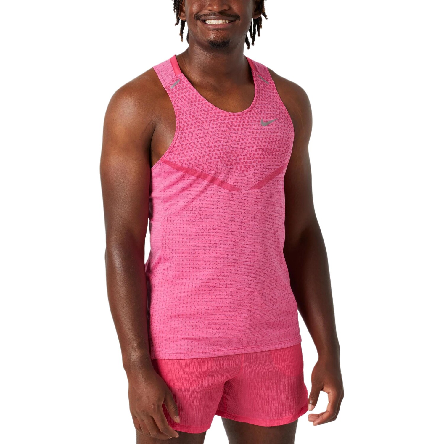 Майка Dri-FIT ADV для мужчин, розовая хризантема/розовое мороженое Nike, цвет Pink Chrysanthemum/Pink Popsicle — фото 3
