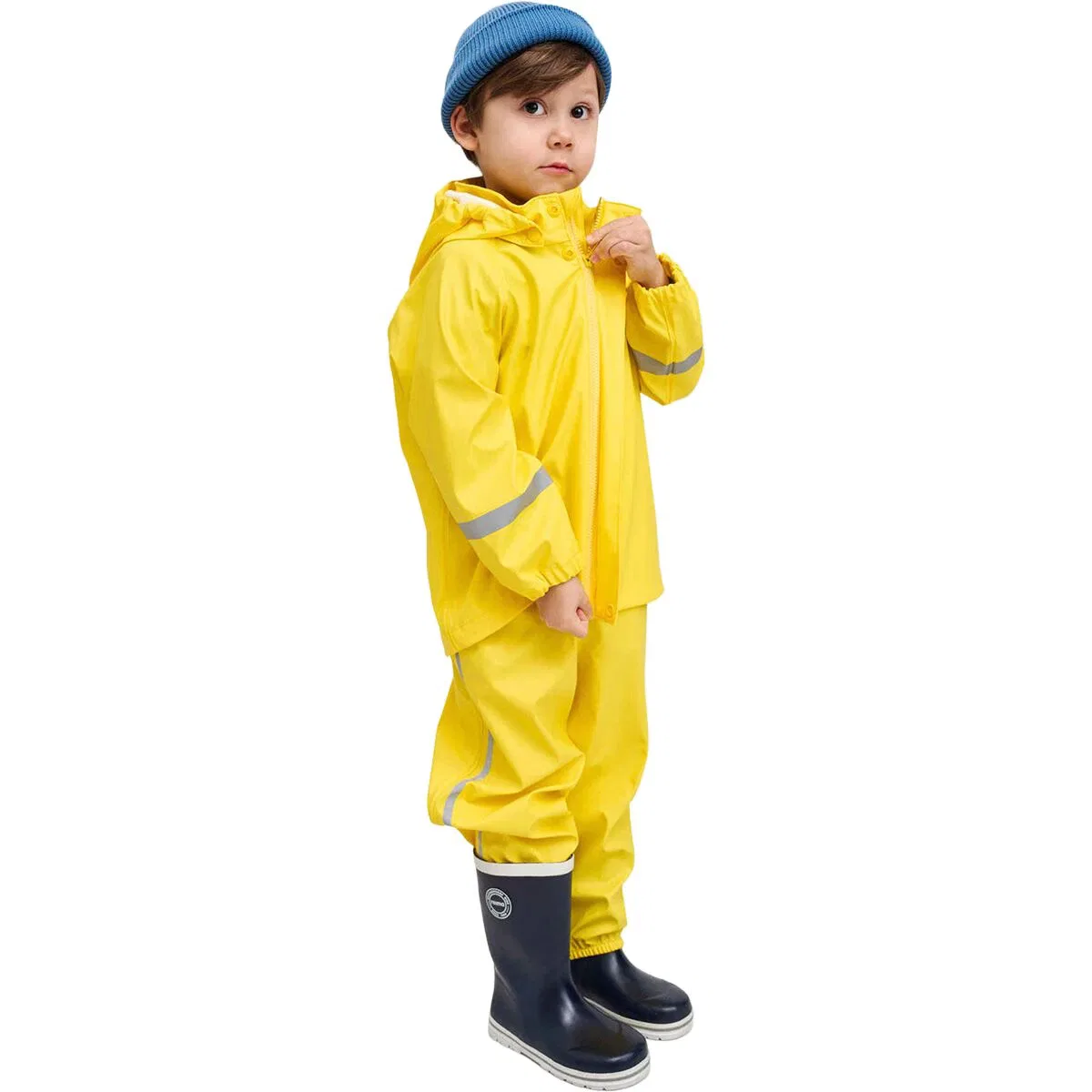Детский дождевик для мальчиков непромокаемый Lampi Reima, Yellow — фото 4