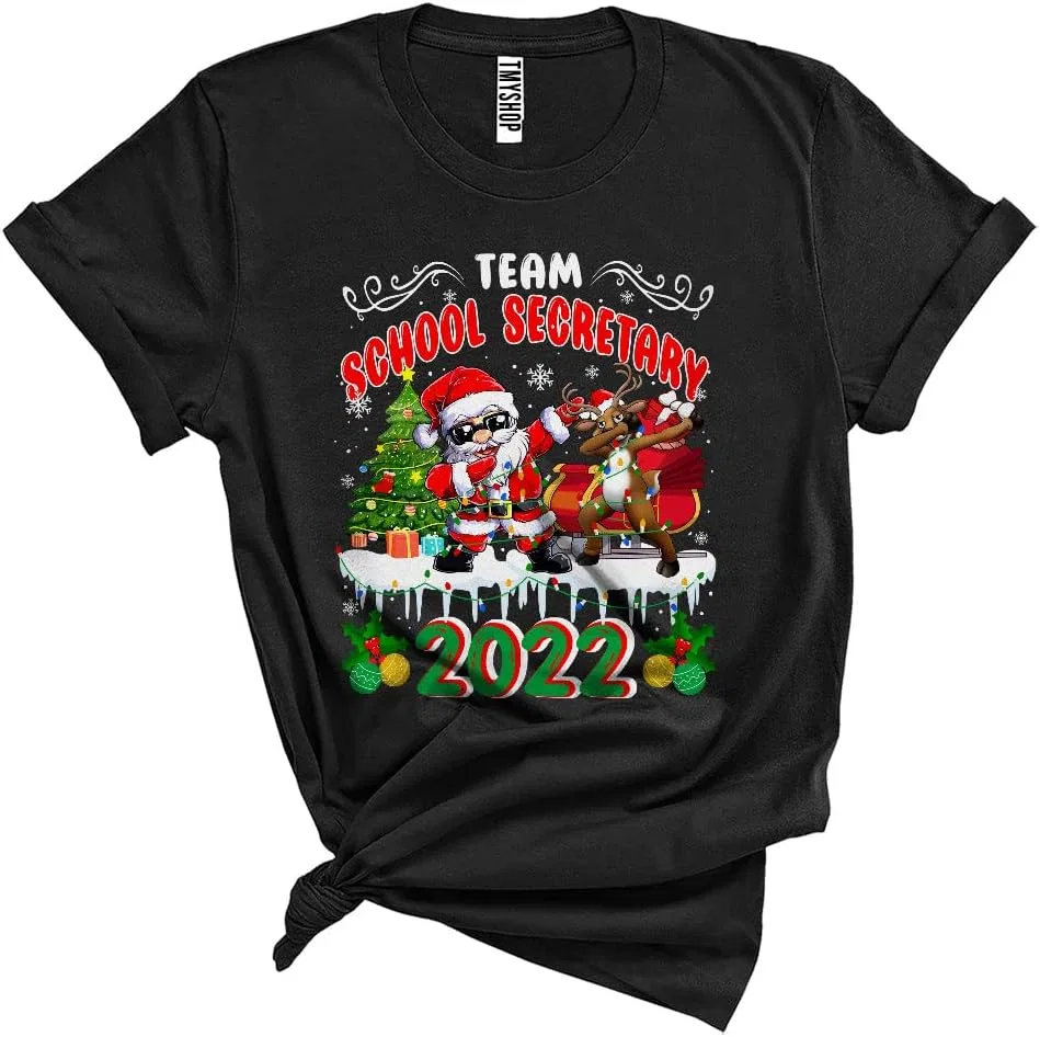 Мужская футболка с коротким рукавом Team School Secretary 2022, Black