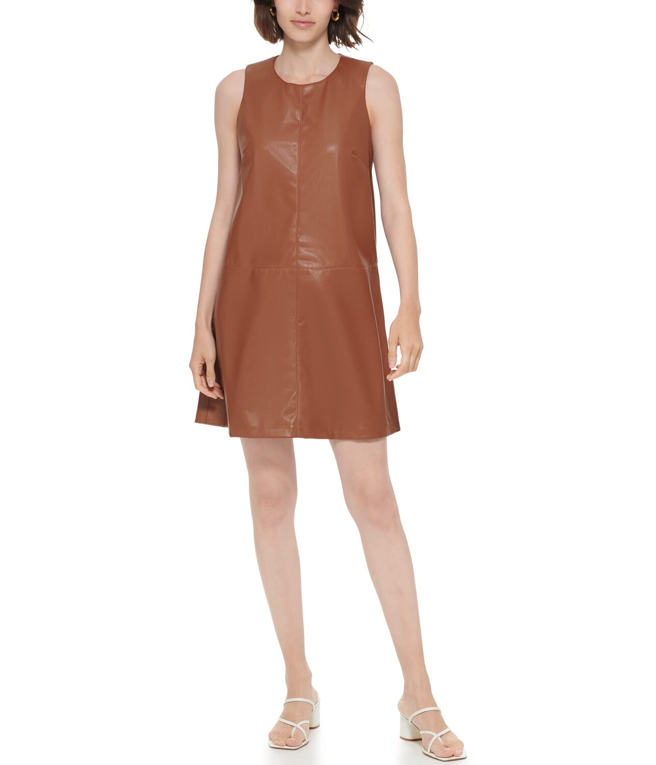 

Платье Calvin Klein, Short A-Line PU Dress