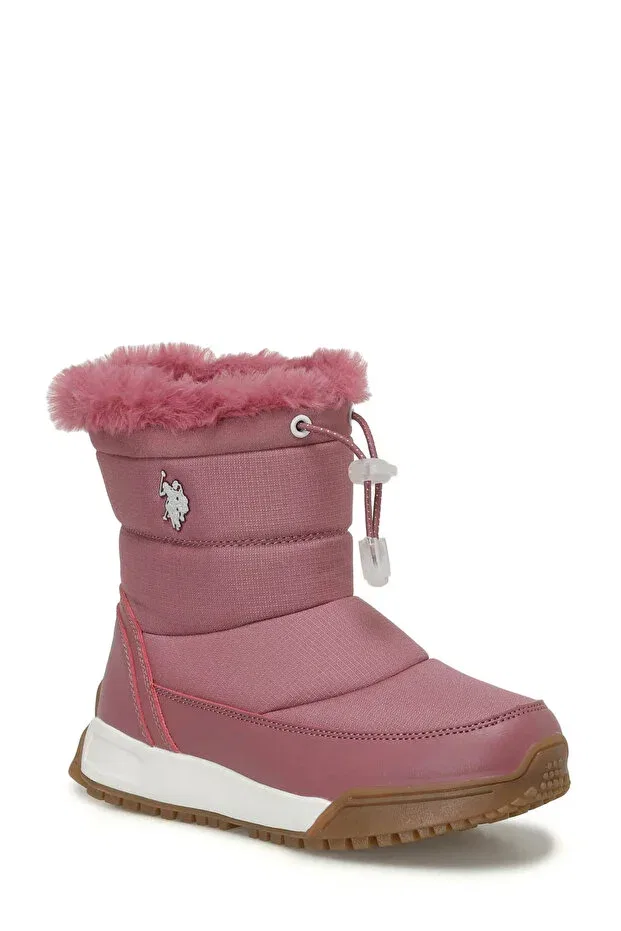 Детские сапоги для девочек без шнуровки U.S. Polo Assn., Pink