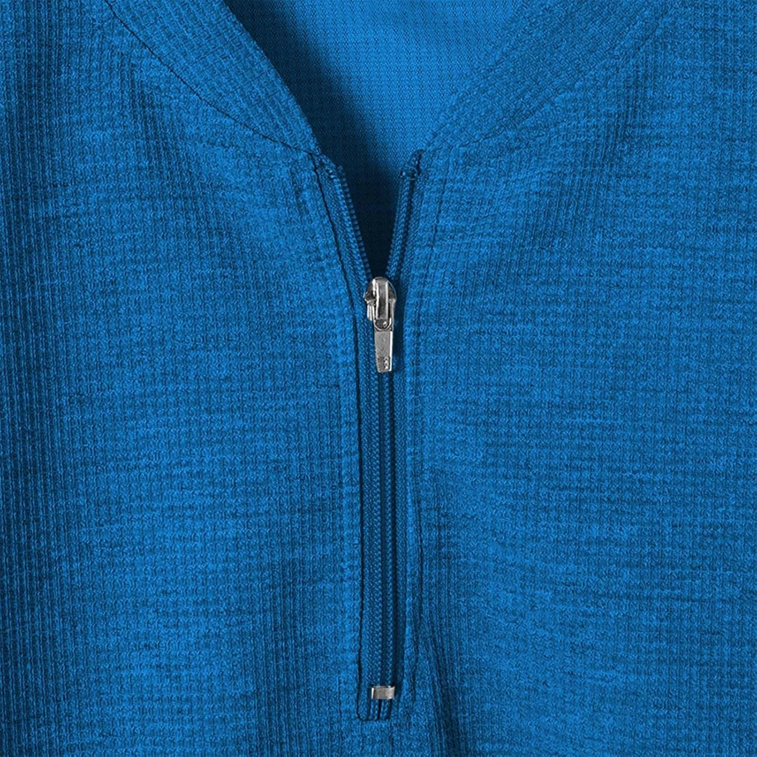 Мужская облегающая футболка-поло с коротким рукавом, Blue — фото 3