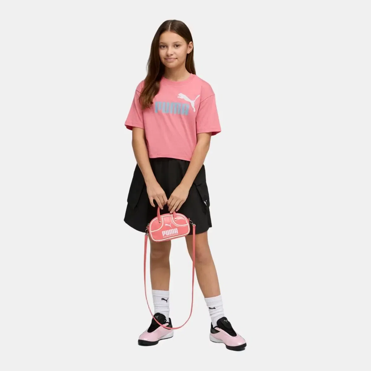 Детская футболка для мальчиков хлопковая ESS 2 COLOR Length Puma, Rosa — фото 3