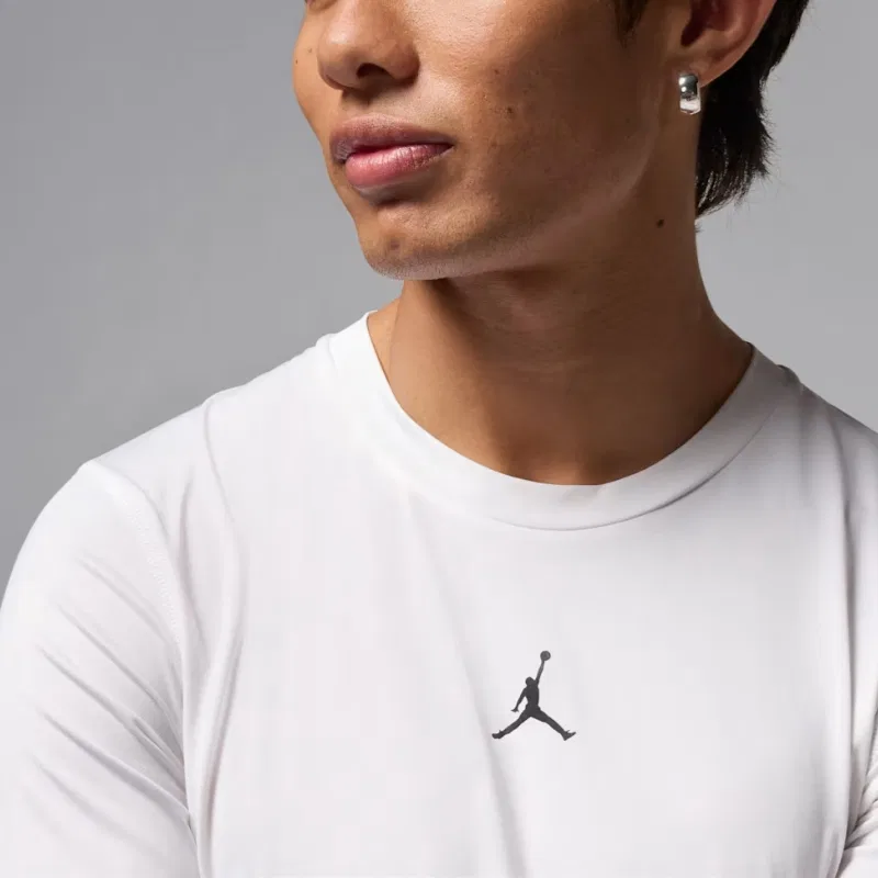 Футболка спортивная, модель Sport T Shirt, Jordan, White — фото 4