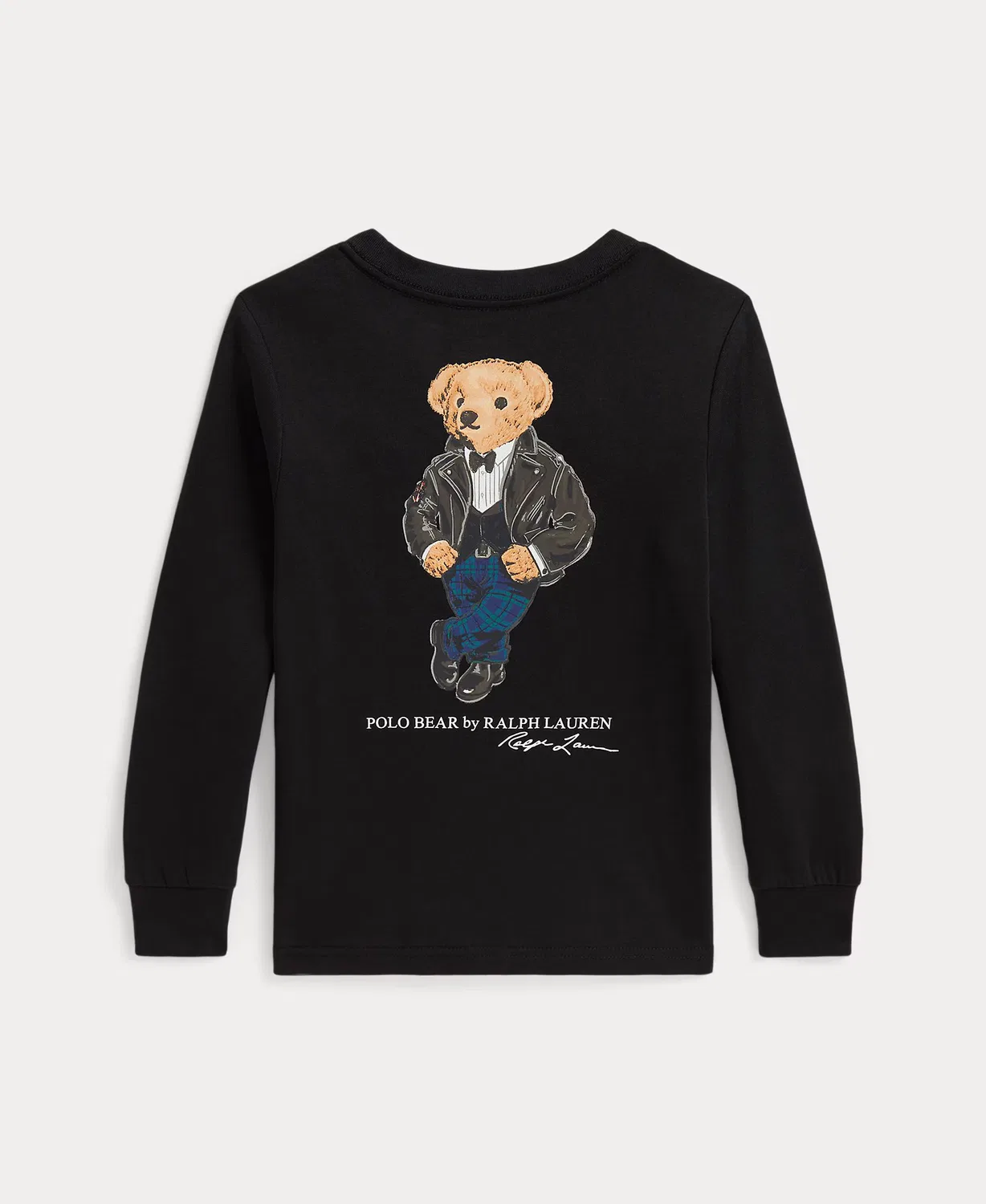 Детская футболка из хлопка, Polo Bear, Polo Ralph Lauren, черный — фото 2