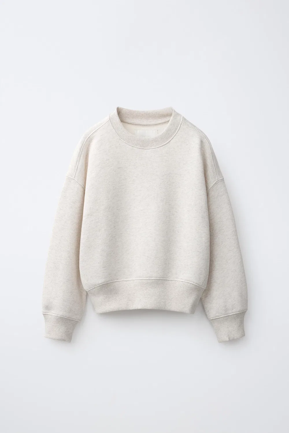 Простая спортивная толстовка для бега ZARA, Sand/Marl