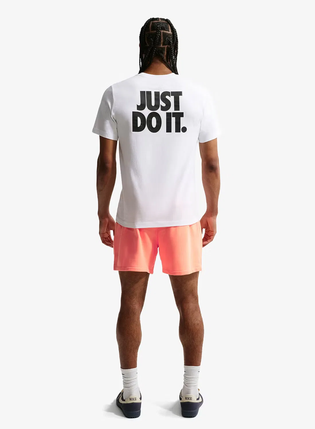 Футболка с принтом Just Do It Nike, белый — фото 2