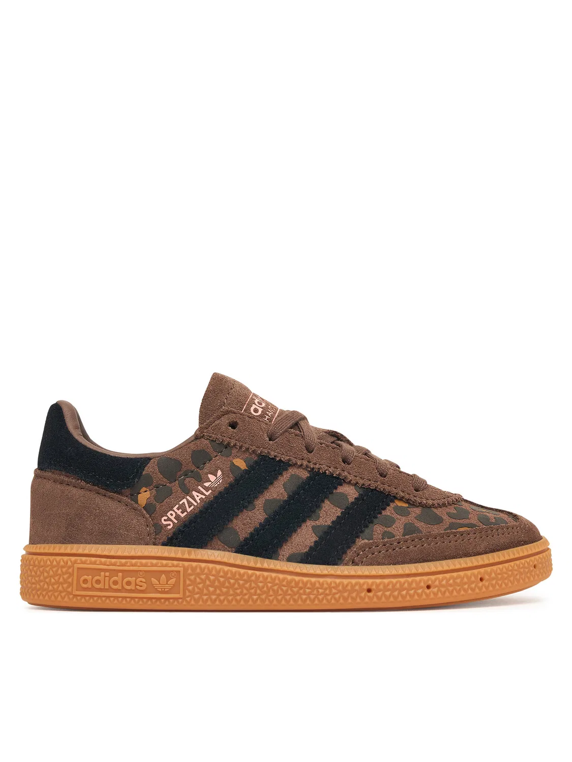 Кроссовки для девочки Handball Spezial Adidas, коричневый