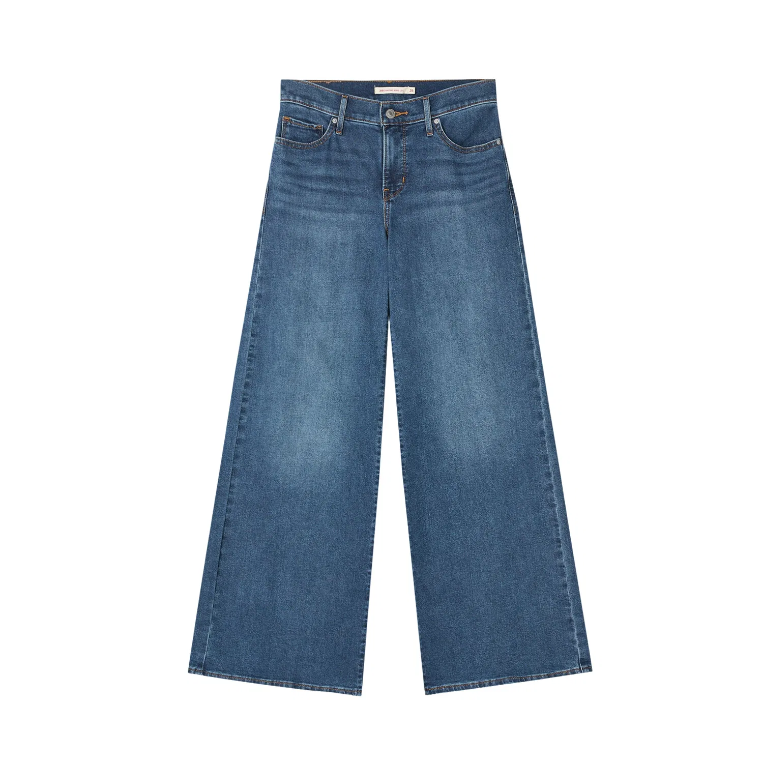 Женские джинсы с широкими штанинами Levis, Medium Blue