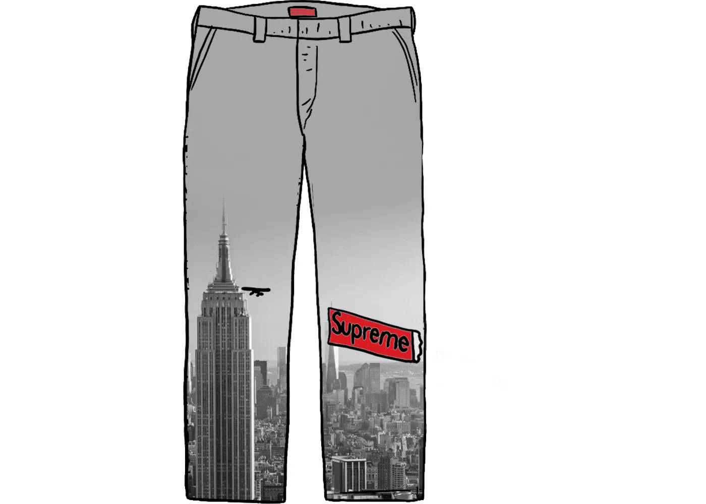 Мужские джинсы с принтом Supreme Jean, Multicolor
