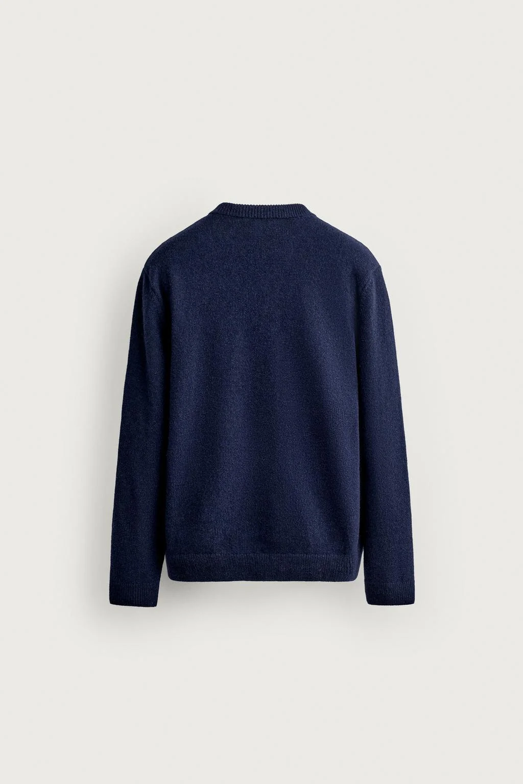 Кардиган Zara из смеси шерсти, синий — фото 4
