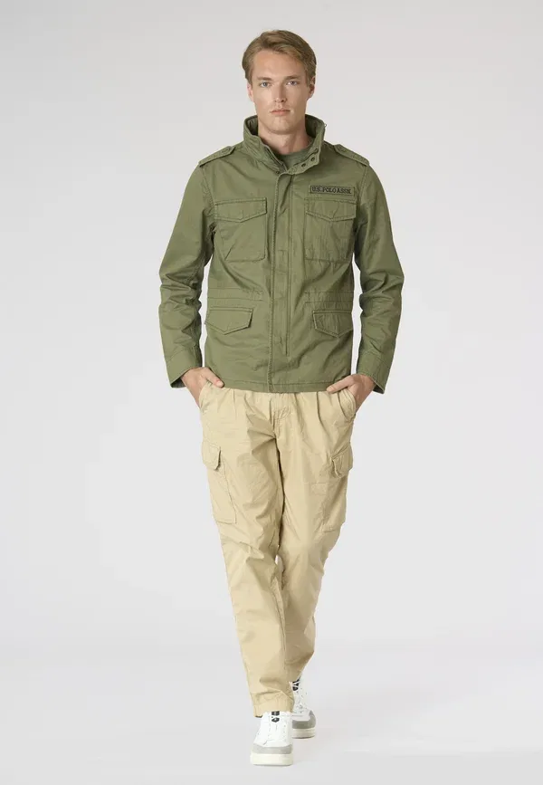 Куртка хлопковая Light jacket, U.S. Polo Assn., зеленый — фото 2