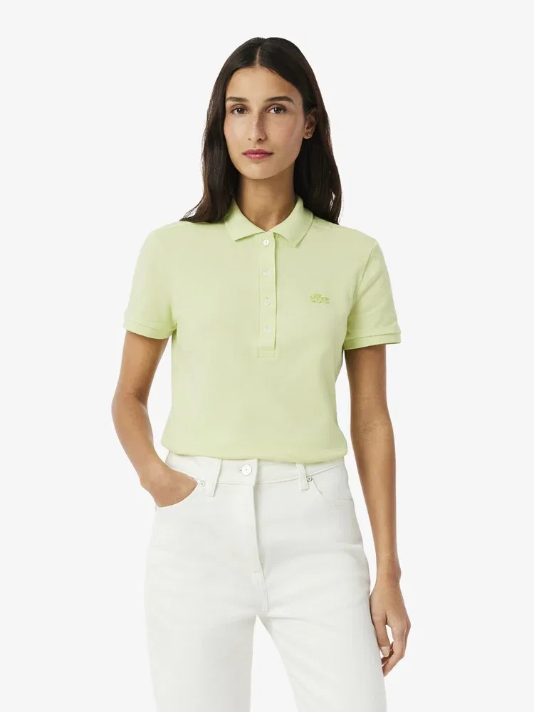 Поло LACOSTE Slim Fit Apple Green
