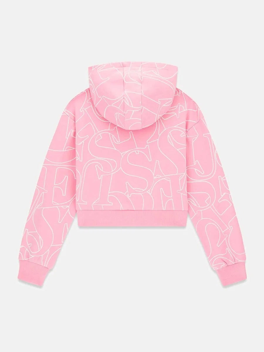 Толстовка GUESS розового цвета — фото 2