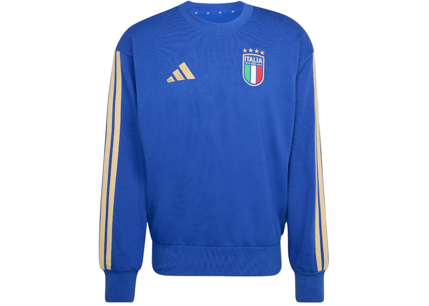 Мужской свитшот с длинным рукавом Italy DNA Crew Adidas, Bold Blue