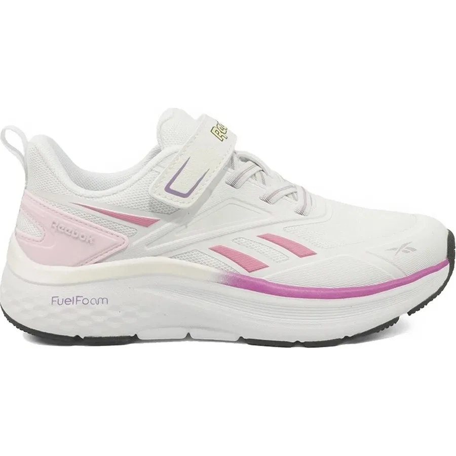 Детские спортивные кроссовки с длинным шнурком Reebok Prime Walk Ultra Kds I, Серо-розовый